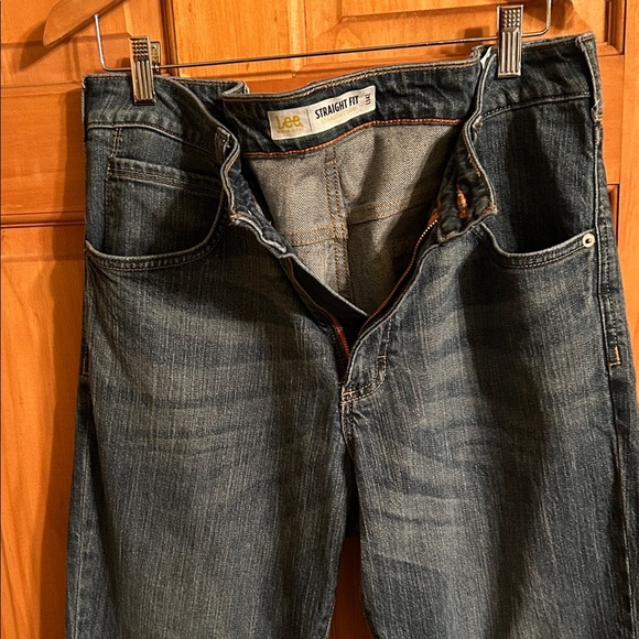 Lee Other - Lee Men's Straight Jeans - Dark Blue
